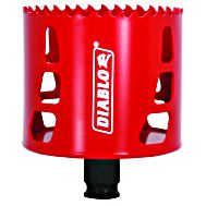 Freud DHS2687 Diablo High Performance Hole Saw Ideal for Drilling Wood, Plastic, Aluminum, Metal and Stainless Steel, 2-11/16-Inch X 2-3/8-Inch, Multi